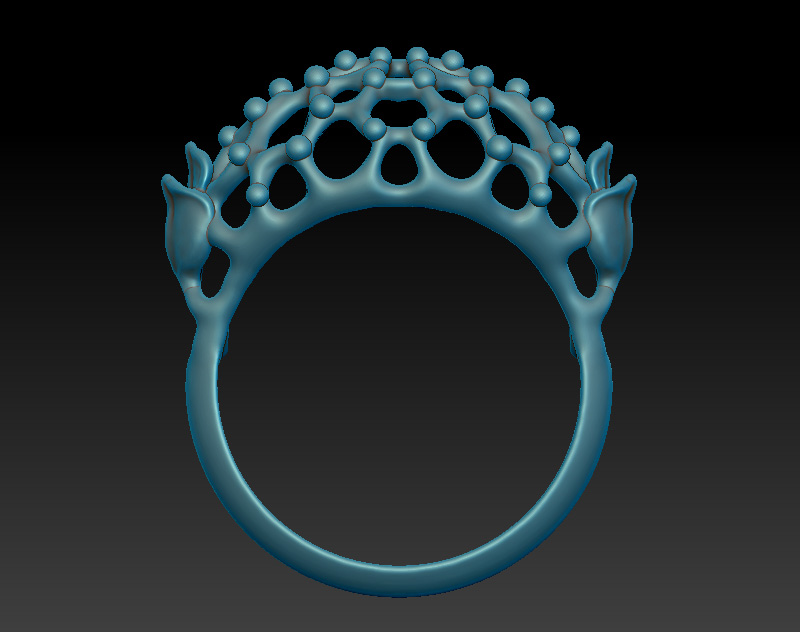 Ring D Model Stl And Obj Files Ready To Print