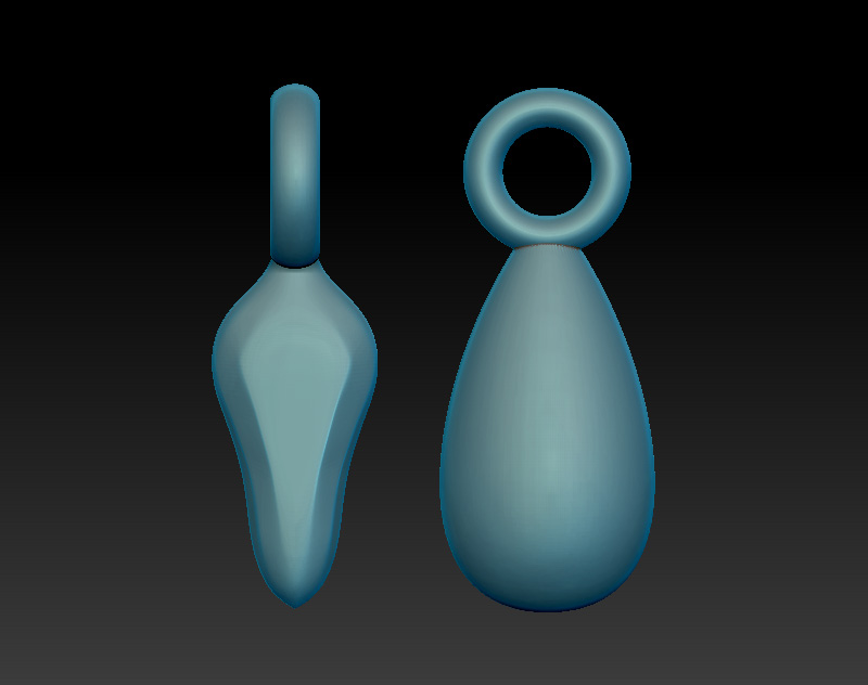 Charms for pendants and earrings. Download 3D model, jewelry 3d print